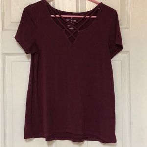 Cute maroon shirt
